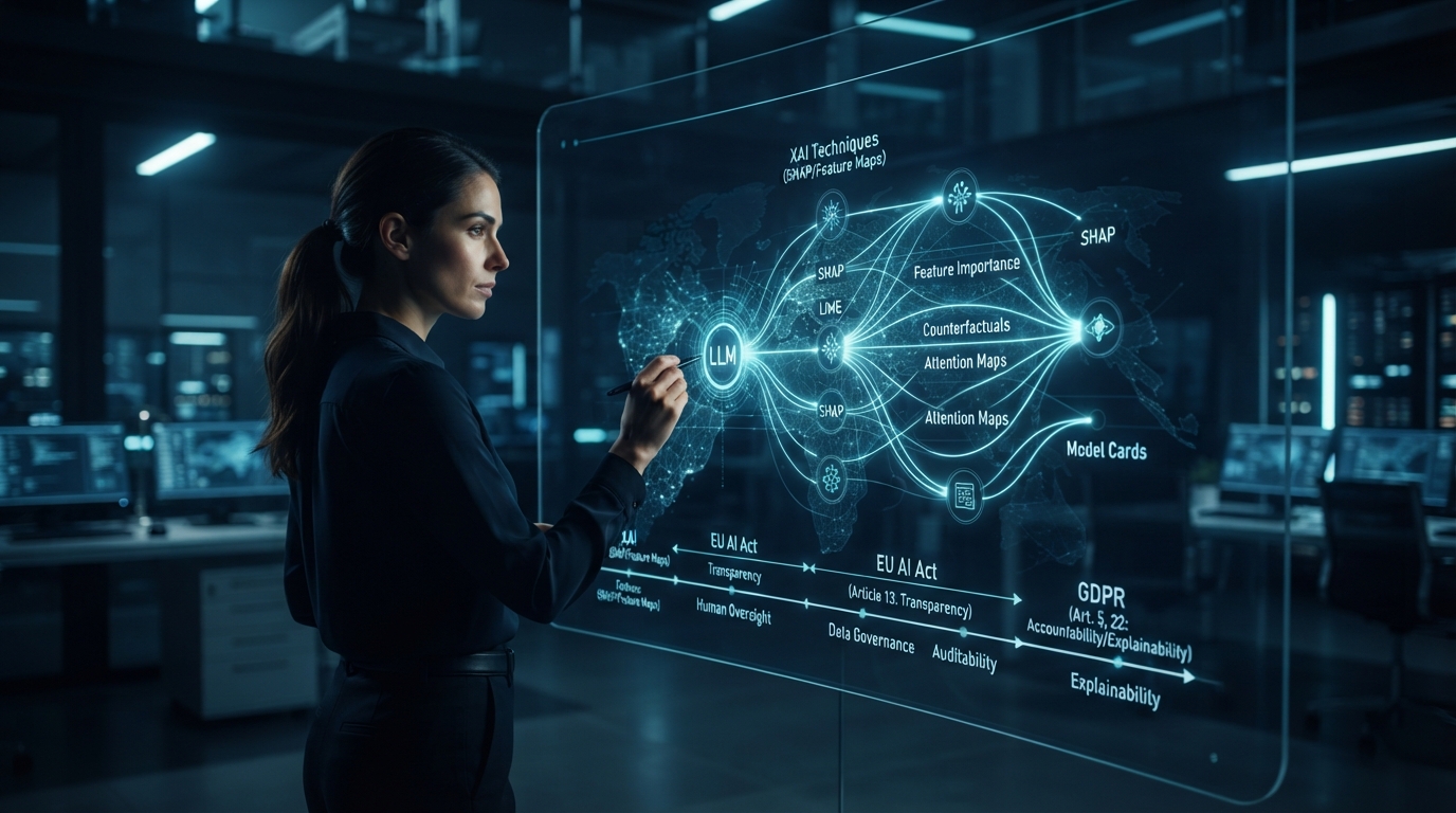 Editorial illustration for Mapping Explainable AI Techniques to EU Compliance Obligations for Large Language Models